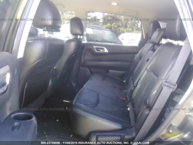 5N1AR2MN6DC620055 - 2013 NISSAN PATHFINDER S/SV/SL/PLATINUM BLACK photo 8