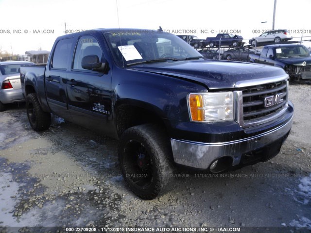 2GTEK13M771576445 - 2007 GMC NEW SIERRA K1500 BLUE photo 1