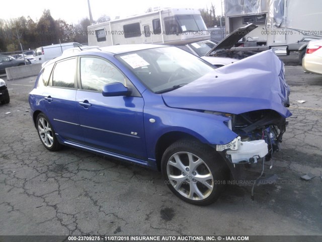 JM1BK144X71644342 - 2007 MAZDA 3 HATCHBACK BLUE photo 1