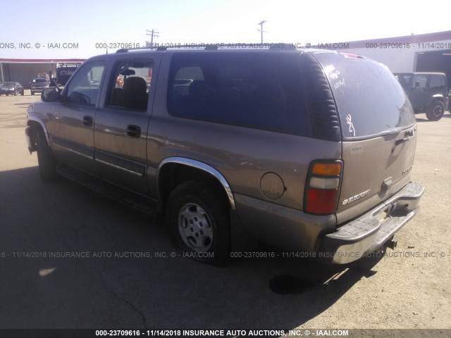 1GNEC16Z74J160327 - 2004 CHEVROLET SUBURBAN C1500 BROWN photo 3