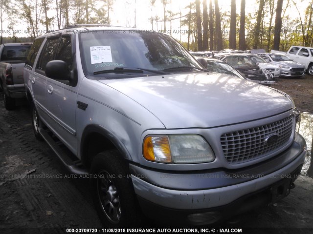 1FMFU16L61LB24713 - 2001 FORD EXPEDITION XLT SILVER photo 1