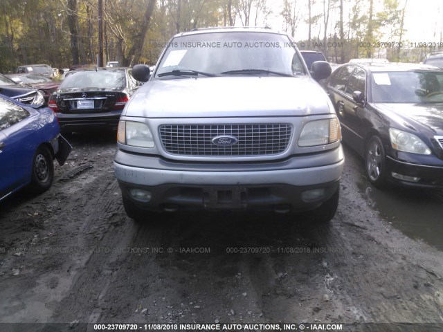 1FMFU16L61LB24713 - 2001 FORD EXPEDITION XLT SILVER photo 6