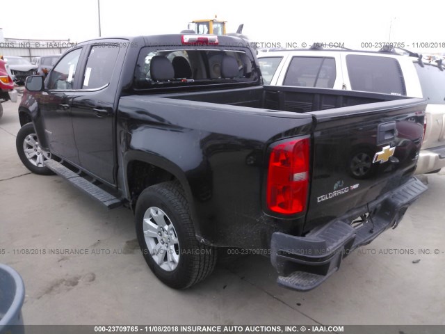 1GCGSCEA4G1328764 - 2016 CHEVROLET COLORADO LT BLACK photo 3