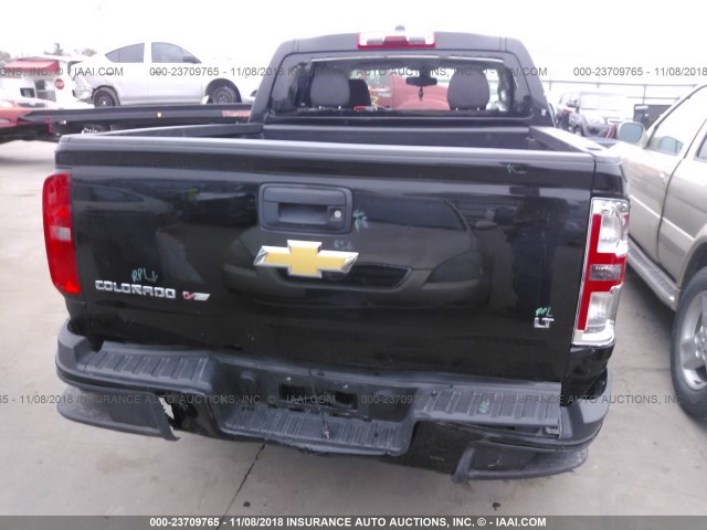 1GCGSCEA4G1328764 - 2016 CHEVROLET COLORADO LT BLACK photo 6