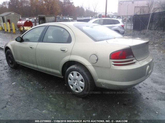 1B3EL46R82N252421 - 2002 DODGE STRATUS SE PLUS BEIGE photo 3