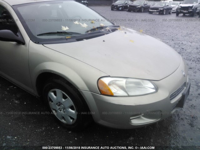 1B3EL46R82N252421 - 2002 DODGE STRATUS SE PLUS BEIGE photo 6