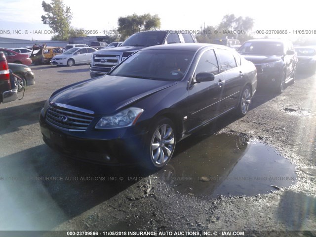 JNKAY01E17M300610 - 2007 INFINITI M35 SPORT BLACK photo 2