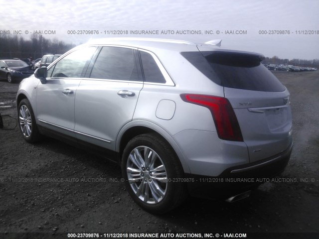 1GYKNFRS8KZ138203 - 2019 CADILLAC XT5 PREMIUM LUXURY SILVER photo 3