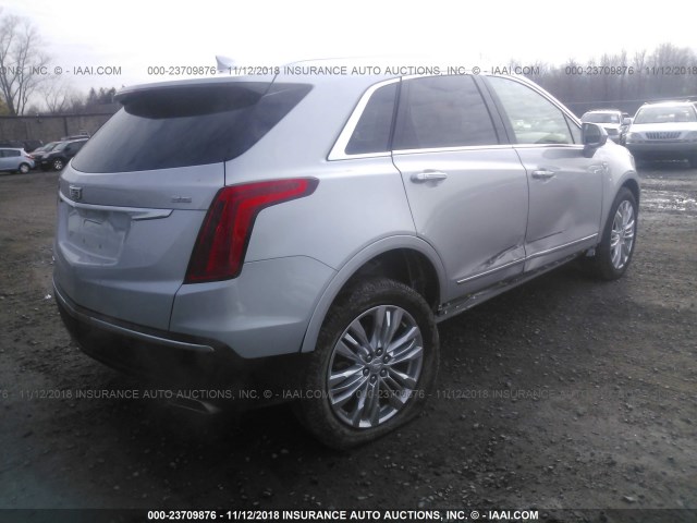 1GYKNFRS8KZ138203 - 2019 CADILLAC XT5 PREMIUM LUXURY SILVER photo 4