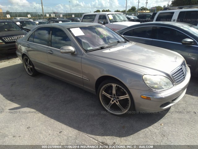 WDBNG70J53A383272 - 2003 MERCEDES-BENZ S 430 GRAY photo 1