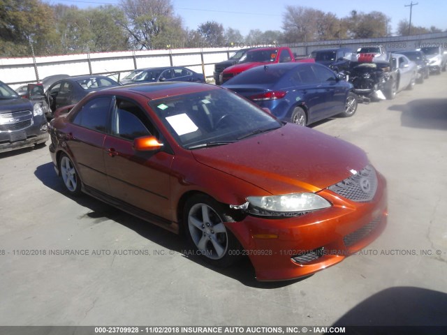 1YVHP80C245N79227 - 2004 MAZDA 6 I ORANGE photo 1