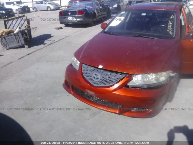 1YVHP80C245N79227 - 2004 MAZDA 6 I ORANGE photo 6