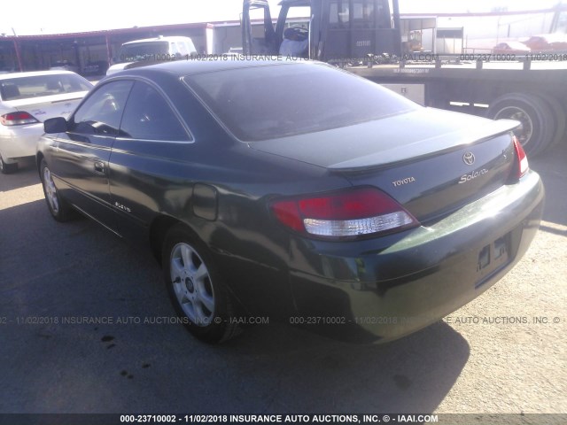 2T1CF22P7XC218471 - 1999 TOYOTA CAMRY SOLARA SE/SLE მწვანე ფოტო 3