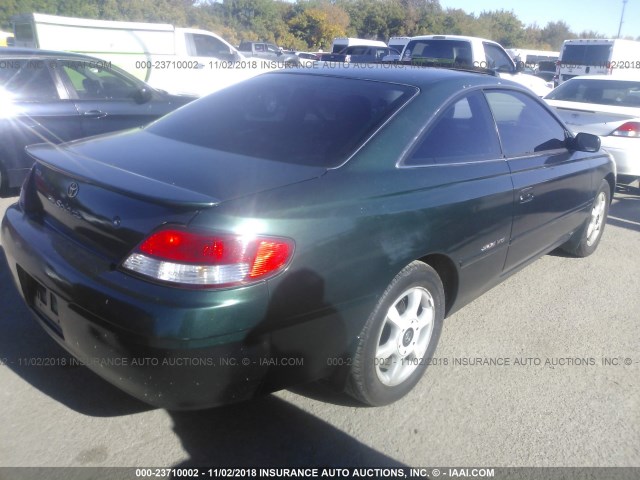 2T1CF22P7XC218471 - 1999 TOYOTA CAMRY SOLARA SE/SLE მწვანე ფოტო 4