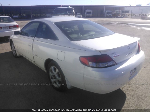 2T1CF28P4YC273081 - 2000 TOYOTA CAMRY SOLARA SE/SLE WHITE photo 3