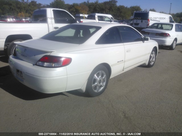 2T1CF28P4YC273081 - 2000 TOYOTA CAMRY SOLARA SE/SLE WHITE photo 4