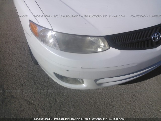 2T1CF28P4YC273081 - 2000 TOYOTA CAMRY SOLARA SE/SLE WHITE photo 6