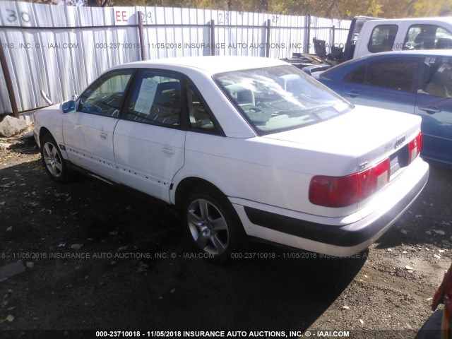 WAUAJ54A4NN057584 - 1992 AUDI 100 WHITE photo 3