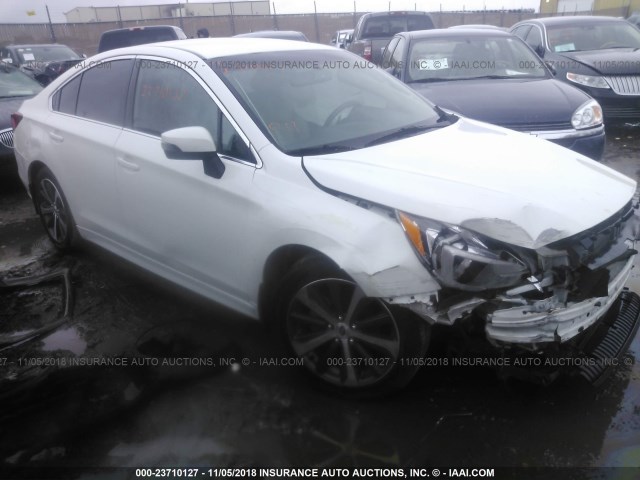 4S3BNBJ64F3027167 - 2015 SUBARU LEGACY 2.5I LIMITED WHITE photo 1