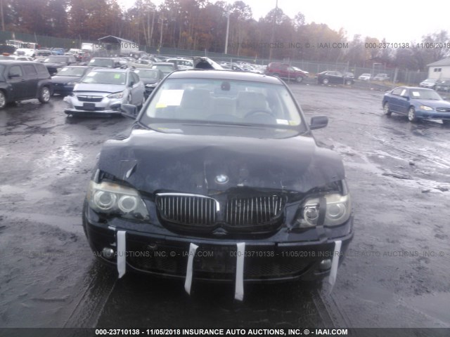 WBAHN835X6DT62376 - 2006 BMW 750 LI Dark Blue photo 6