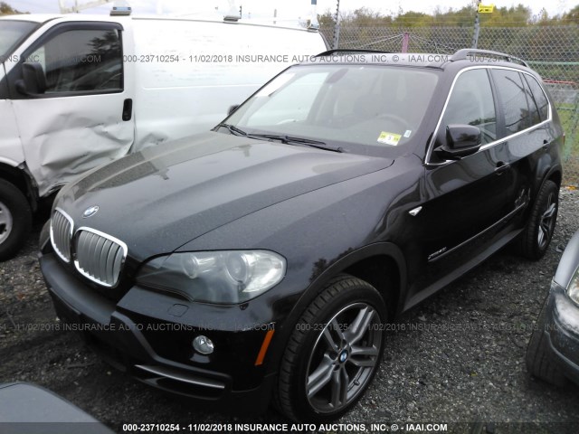 5UXFE83549L308848 - 2009 BMW X5 XDRIVE48I Noir photo 2