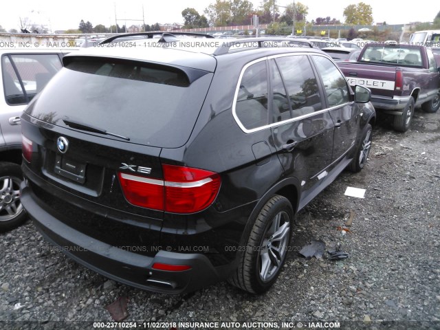 5UXFE83549L308848 - 2009 BMW X5 XDRIVE48I BLACK photo 4