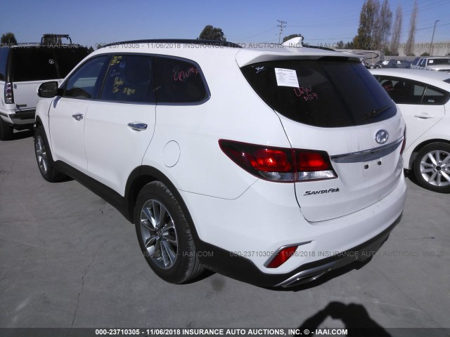 KM8SM4HFXJU275281 - 2018 HYUNDAI SANTA FE SE WHITE photo 3