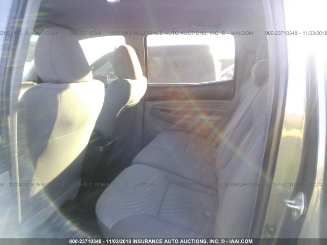 5TFJU4GN4FX074457 - 2015 TOYOTA TACOMA DOUBLE CAB PRERUNNER GRAY photo 8