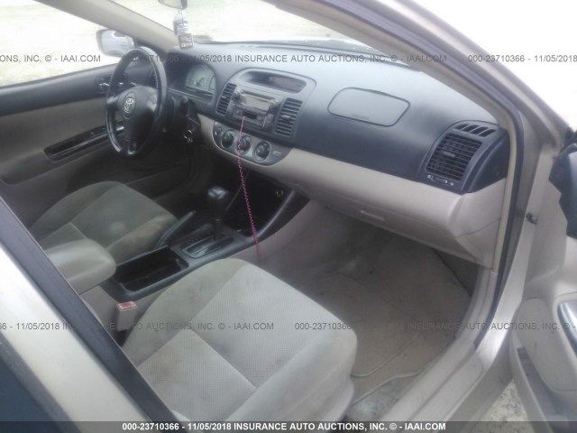 4T1BF32K53U557163 - 2003 TOYOTA CAMRY LE/XLE/SE TAN photo 5