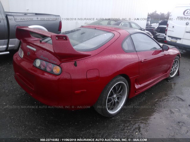 JT2JA81J8S0024047 - 1995 TOYOTA SUPRA SPORT ROOF 红色 照片 4