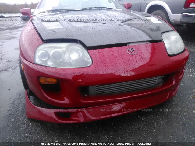 JT2JA81J8S0024047 - 1995 TOYOTA SUPRA SPORT ROOF 红色 照片 6