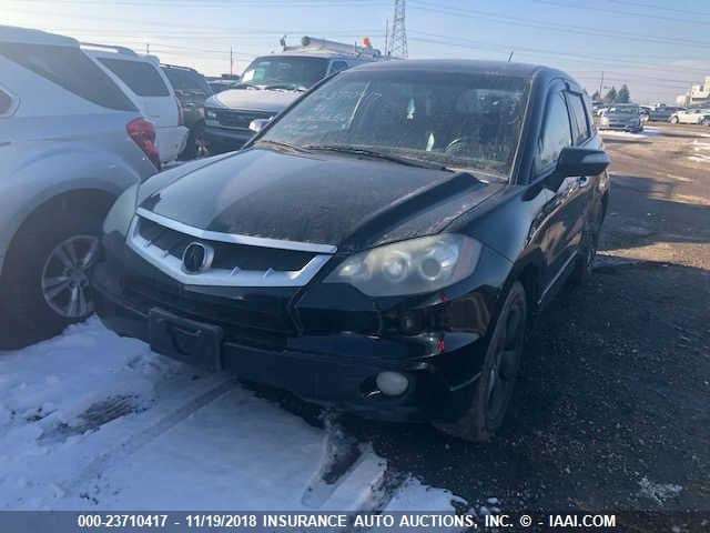 5J8TB18207A021598 - 2007 ACURA RDX BLACK photo 2