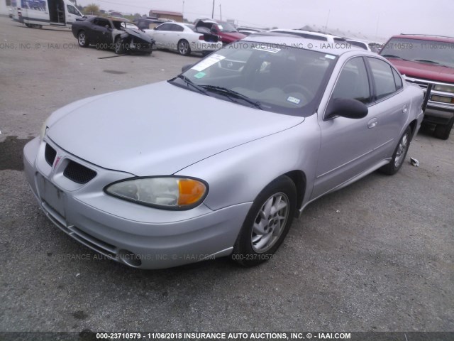 1G2NF52F74M679853 - 2004 PONTIAC GRAND AM SE1 SILVER photo 2