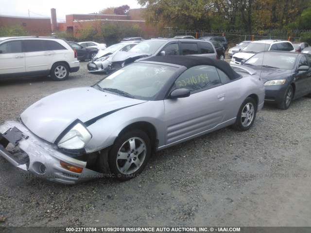 4A3AE45GX3E021400 - 2003 MITSUBISHI ECLIPSE SPYDER GS 银色 照片 2
