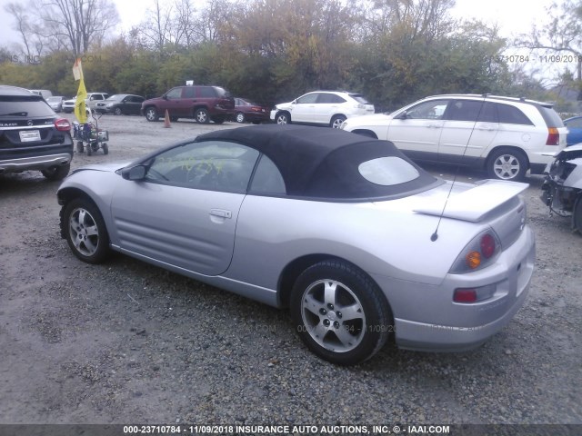 4A3AE45GX3E021400 - 2003 MITSUBISHI ECLIPSE SPYDER GS 银色 照片 3