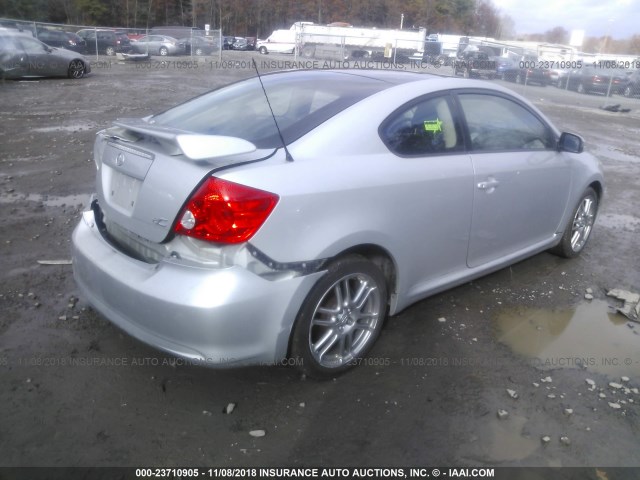 JTKDE167750046714 - 2005 TOYOTA SCION TC ვერცხლისფერი ფოტო 4