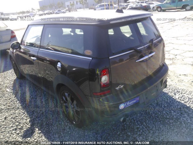 WMWMM33548TP70594 - 2008 MINI COOPER S CLUBMAN BROWN photo 3