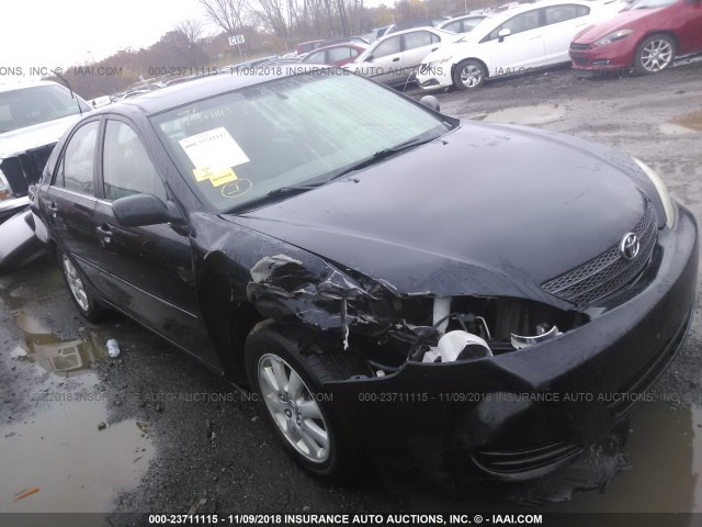 4T1BE30K02U053253 - 2002 TOYOTA CAMRY LE/XLE/SE BLACK photo 1