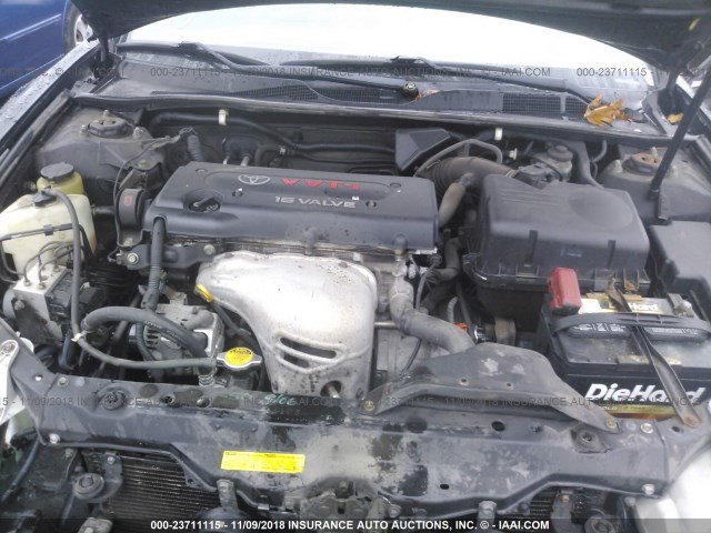 4T1BE30K02U053253 - 2002 TOYOTA CAMRY LE/XLE/SE BLACK photo 10