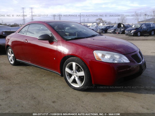 1G2ZH35N274126891 - 2007 PONTIAC G6 GT RED photo 1