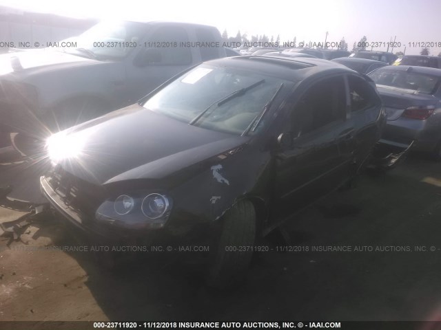 WVWEV71K76W089751 - 2006 VOLKSWAGEN NEW GTI BLACK photo 2