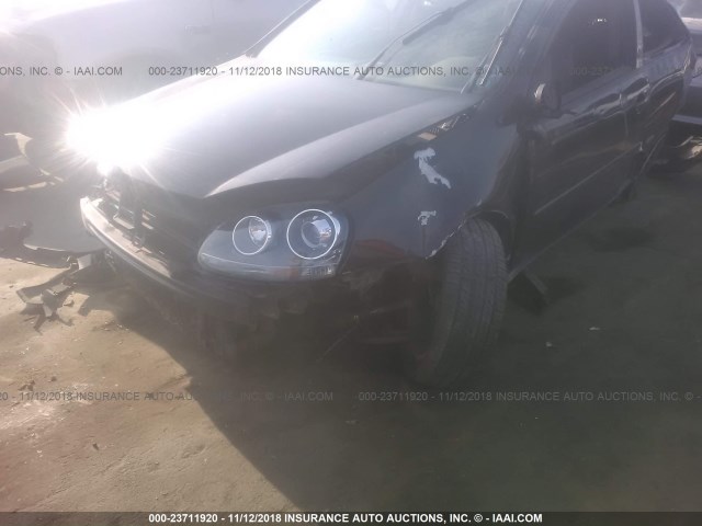 WVWEV71K76W089751 - 2006 VOLKSWAGEN NEW GTI BLACK photo 6