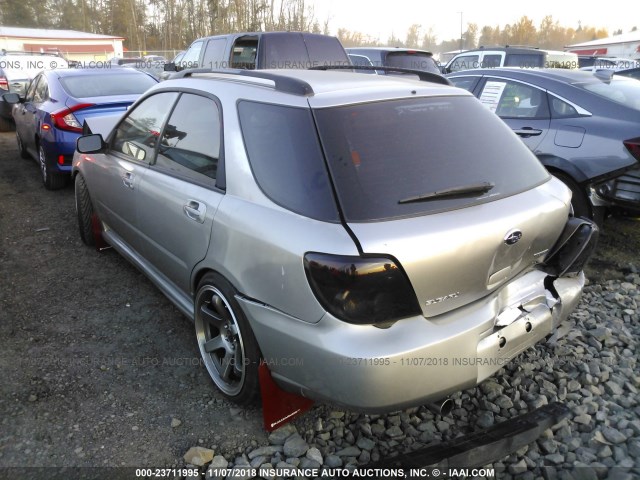 JF1GG67656G804906 - 2006 SUBARU IMPREZA 2.5I SPORTS WAGON SILVER photo 3