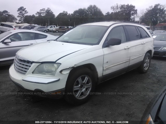 2A4GM684X6R735851 - 2006 CHRYSLER PACIFICA TOURING WHITE photo 2