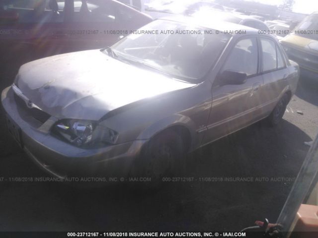 JM1BJ2223Y0244253 - 2000 MAZDA PROTEGE DX/LX BROWN photo 2