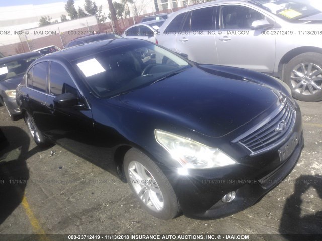 JN1DV6AP4BM831405 - 2011 INFINITI G25 JOURNEY BLACK photo 1