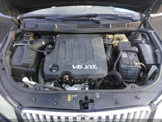 1G4GE5ED6BF380420 - 2011 BUICK LACROSSE CXS BLACK photo 10