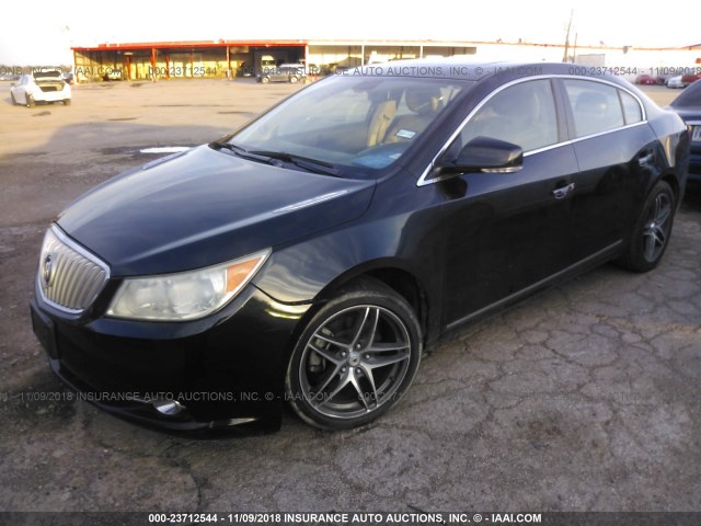 1G4GE5ED6BF380420 - 2011 BUICK LACROSSE CXS BLACK photo 2