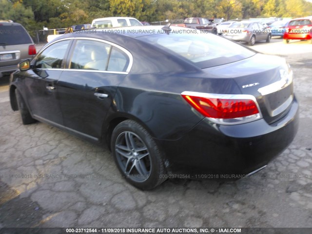 1G4GE5ED6BF380420 - 2011 BUICK LACROSSE CXS BLACK photo 3