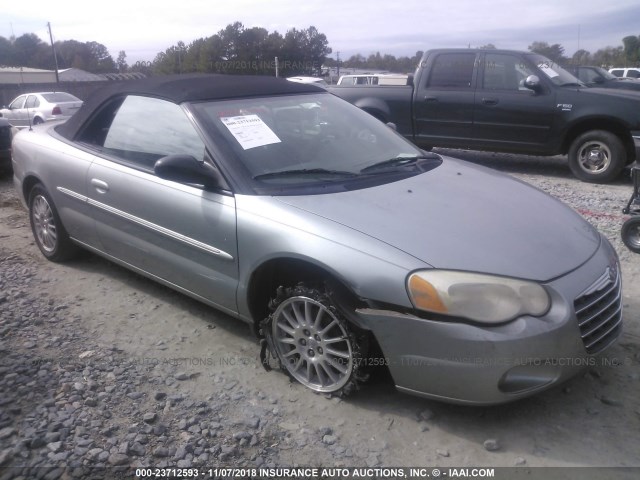 1C3EL55R74N291062 - 2004 CHRYSLER SEBRING LXI SILVER photo 1